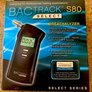 Bactrack select s80 breathalyzer new in box